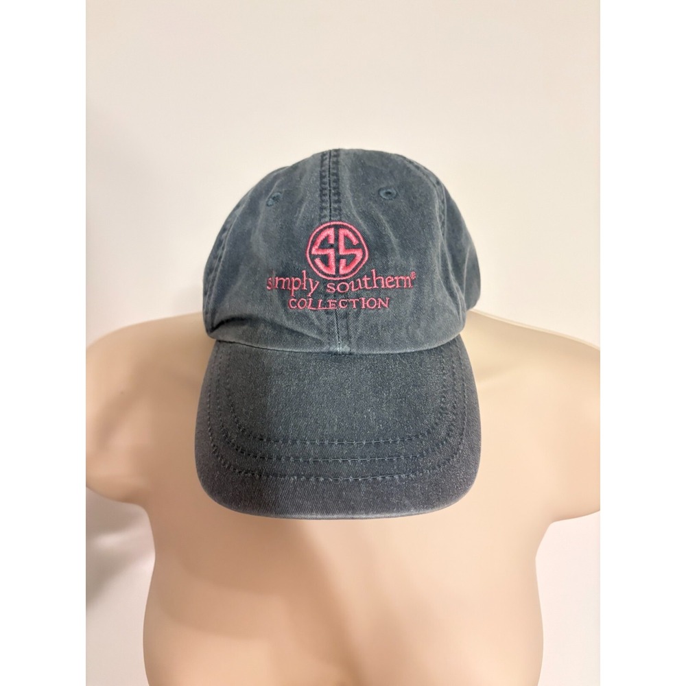 WOMENS SIMPLY SOUTHERN BALL‎ CAP HAT ADJUSTABLE GREY